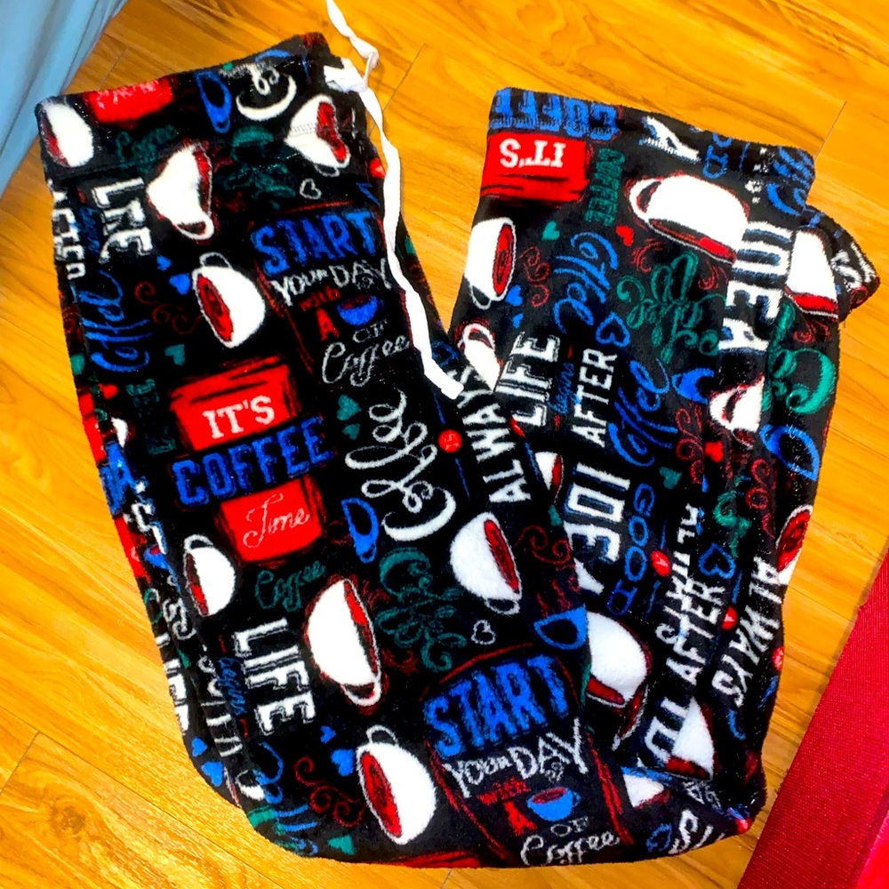 Coffee pajama pants